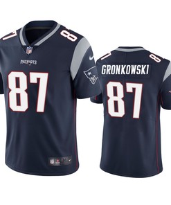 New England Patriots Rob Gronkowski Navy Vapor Untouchable Limited Jersey - Robokeg