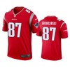 New England Patriots Rob Gronkowski Red Inverted Legend Jersey - Robokeg
