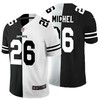 New England Patriots Sony Michel #26 Nfl 2020 Black And White Jersey - Robokeg