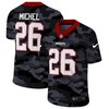 New England Patriots Sony Michel #26 Nfl 2020 Camo Black Jersey - Robokeg