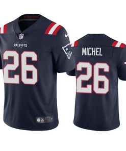 New England Patriots Sony Michel Navy 2020 Vapor Limited Jersey - Mens - Robokeg