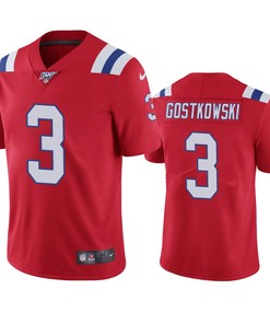 New England Patriots Stephen Gostkowski Red 100th Season Vapor Limited Jersey - Robokeg