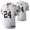 New England Patriots Stephon Gilmore 24 2021 Nfl Golden Brandedition White Jersey Gift For Patriots Fans - Robokeg