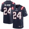 New England Patriots Stephon Gilmore #24 Nfl 2020 Navy Jersey Jersey - Robokeg