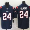 New England Patriots Stephon Gilmore #24 Nfl 2020 Navy Jersey Jersey - Robokeg