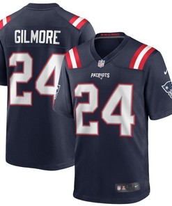 New England Patriots Stephon Gilmore #24 Nfl 2020 Navy Jersey Jersey - Robokeg