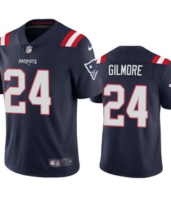 New England Patriots Stephon Gilmore Navy 2020 Vapor Limited Jersey - Mens - Robokeg