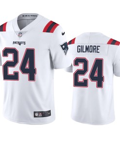 New England Patriots Stephon Gilmore White 2020 Vapor Limited Jersey - Mens - Robokeg