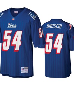 New England Patriots Tedy Bruschi Royal Legacy Replica Jersey - Robokeg