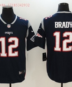 New England Patriots Tom Brady #12 Nfl 2020 Navy Jersey Jersey - Robokeg