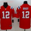 New England Patriots Tom Brady #12 Nfl 2020 Red Jersey Jersey - Robokeg