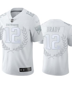 New England Patriots Tom Brady Platinum Mvp Limited Edition Jersey - Robokeg