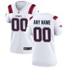 New England Patriots Womens Custom Game Jersey - White Custom Jerseys Nfl - Robokeg