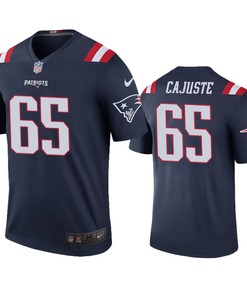 New England Patriots Yodny Cajuste Navy Color Rush Legend Jersey - Robokeg