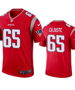 New England Patriots Yodny Cajuste Red Inverted Legend Jersey - Robokeg