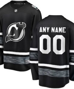 New Jersey 2019 Nhl All Star Personalized Custom Black Jersey Custom Jersey - Robokeg
