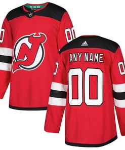 New Jersey Devils Adidas Authentic Custom Jersey - Red Custom Jerseys Nhl - Robokeg