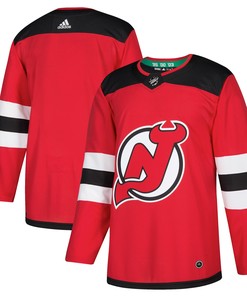 New Jersey Devils Adidas Home Authentic Blank Jersey - Red Nhl - Robokeg