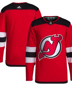 New Jersey Devils Adidas Home Primegreen Authentic Pro Jersey Red Nhl - Robokeg