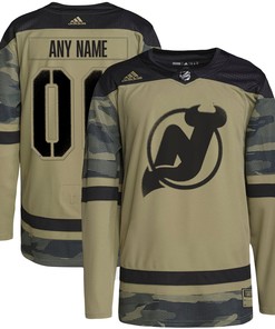 New Jersey Devils Adidas Military Appreciation Team Authentic Custom Practice Jersey - Camo Custom Jerseys Nhl - Robokeg