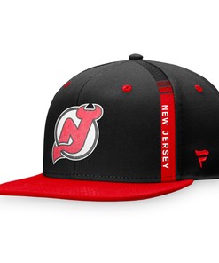 New Jersey Devils Branded 2022 Nhl Draft Pro Snapback Hat - Black/red - Robokeg