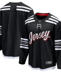 New Jersey Devils Fanatics Branded Alternate Premier Breakaway Team Jersey - Black Nhl - Robokeg