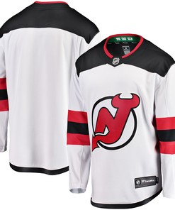 New Jersey Devils Fanatics Branded Breakaway Away Jersey - White Nhl - Robokeg