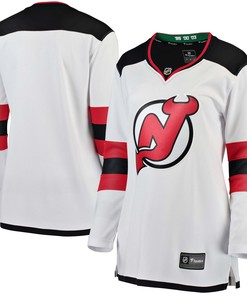 New Jersey Devils Fanatics Branded Womens Away Breakaway Jersey - White Nhl - Robokeg