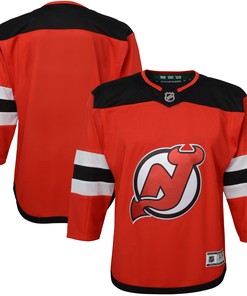 New Jersey Devils Home Premier Blank Jersey - Red Nhl - Robokeg