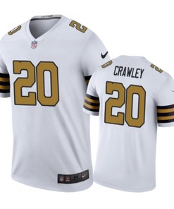 New Orleans Saints #20 Ken Crawley Nike Color Rush White Jersey - Robokeg