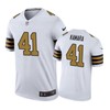 New Orleans Saints #41 Alvin Kamara Nike Color Rush White Jersey - Robokeg