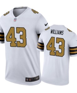 New Orleans Saints #43 Marcus Williams Nike Color Rush White Jersey - Robokeg