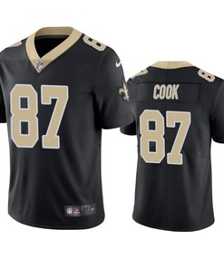 New Orleans Saints #87 Jared Cook Black Vapor Untouchable Limited Jersey - Mens - Robokeg