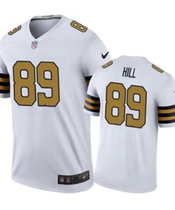 New Orleans Saints #89 Josh Hill Nike Color Rush White Jersey - Robokeg