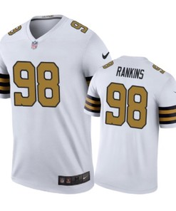 New Orleans Saints #98 Sheldon Rankins Nike Color Rush White Jersey - Robokeg