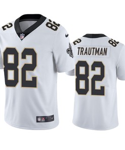 New Orleans Saints Adam Trautman White Vapor Limited Jersey - Robokeg