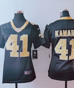 New Orleans Saints Alvin Kamara #41 Nfl 2020 Dark Brown Jersey - Robokeg