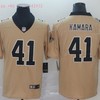 New Orleans Saints Alvin Kamara #41 Nfl 2020 Gold Jersey Jersey - Robokeg