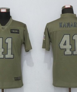 New Orleans Saints Alvin Kamara #41 Nfl 2020 Moss Green Jersey - Robokeg