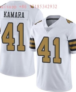 New Orleans Saints Alvin Kamara #41 Nfl 2020 White Jersey Jersey - Robokeg