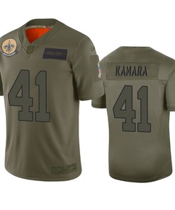 New Orleans Saints Alvin Kamara Camo 2019 Salute To Service Limited Jersey - Robokeg