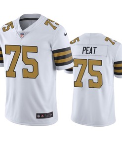 New Orleans Saints Andrus Peat White Nike Color Rush Limited Jersey - Robokeg