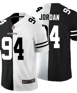 New Orleans Saints Cameron Jordan #94 Nfl 2020 Black And White Jersey - Robokeg
