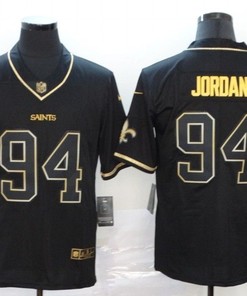New Orleans Saints Cameron Jordan #94 Nfl 2020 Black Jersey - Robokeg