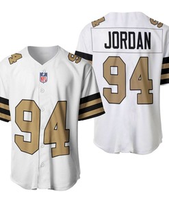 New Orleans Saints Cameron Jordan #94 Nfl American Football Team Logo Color Rush Custom 3d Designed Allover Gift For Saints Fans Baseball Jersey - Robokeg