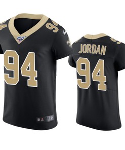 New Orleans Saints Cameron Jordan Black 100th Season Vapor Elite Jersey - Robokeg