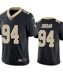 New Orleans Saints Cameron Jordan Black 100th Season Vapor Limited Jersey - Robokeg