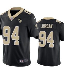 New Orleans Saints Cameron Jordan Black Tom Benson Memorial Patch Vapor Limited Jersey - Robokeg