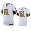 New Orleans Saints Cesar Ruiz White Color Rush Legend Jersey - Mens - Robokeg