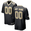 New Orleans Saints Custom Game Jersey Black Custom Jerseys Nfl - Robokeg